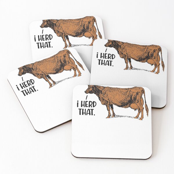 Item preview, I Herd That, Funny Cow designed and sold by FuntasticDez.