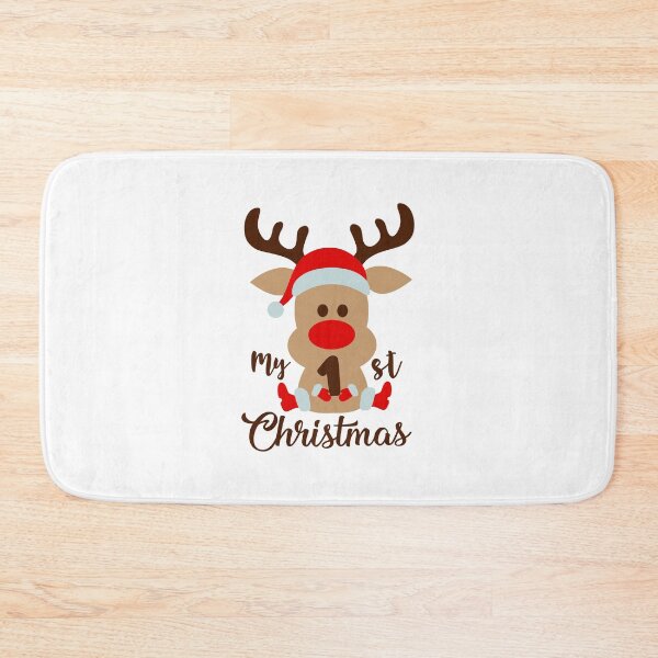 Item preview, My 1st Christmas Baby Deer designed and sold by OrnamentallyYou.