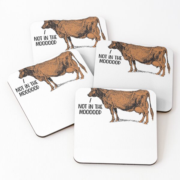 Item preview, Not In The Mooood, Funny Cow designed and sold by FuntasticDez.