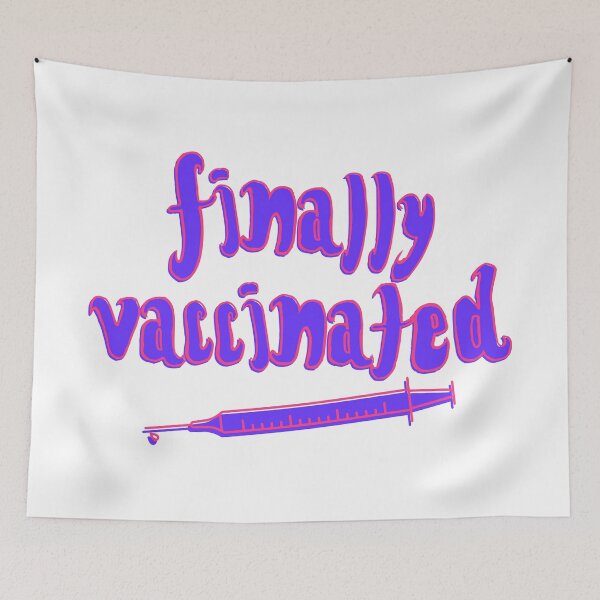Item preview, Finally Vaccinated - Psychedelic  designed and sold by crazycollective.