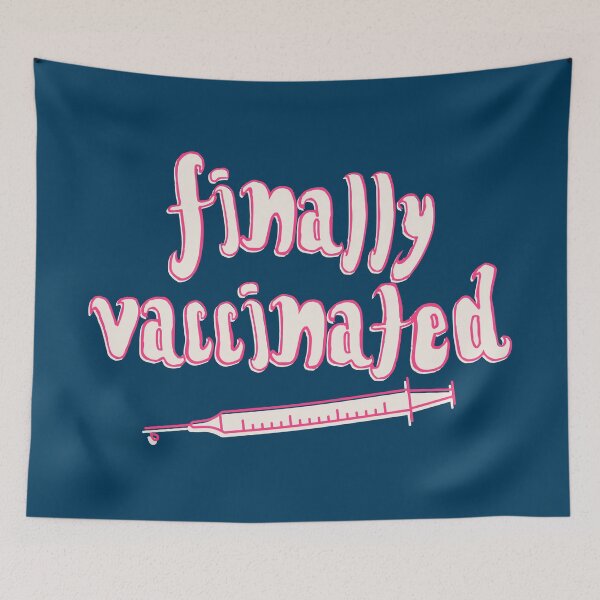 Item preview, Finally Vaccinated - Red designed and sold by crazycollective.