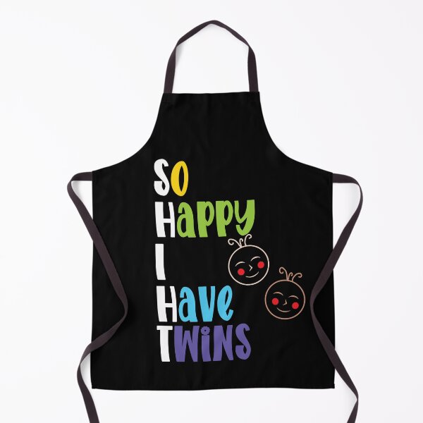 Item preview, So Happy I Have Twins, Funny Twins Pregnancy Announcement designed and sold by orangeblue21.