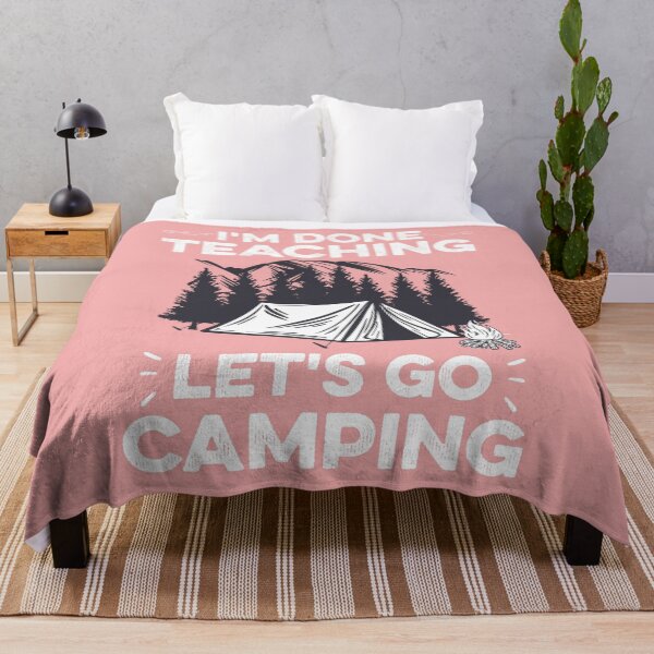 Item preview, I'm Done Teaching Let's Go Camping Funny Teacher designed and sold by abdellaoui.