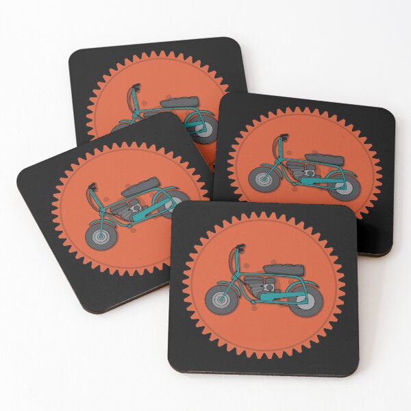 Item preview, Vintage Mini Dirt Bike Minibike Gas Mini Bike designed and sold by Huhnerdieb Apparel.