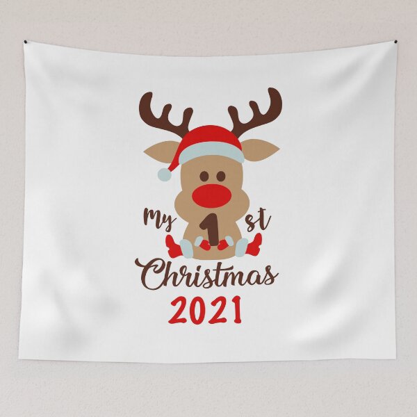 Item preview, My First Christmas 2021 designed and sold by OrnamentallyYou.