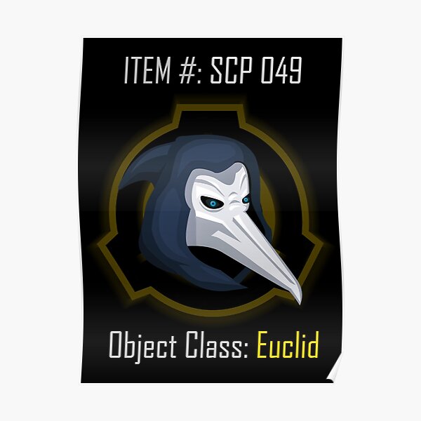 Scp 049 Posters Redbubble - how to be scp 049 ni roblox