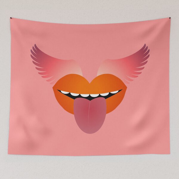 Item preview, Orange You Glad to Kiss Me? designed and sold by RawSunArt.