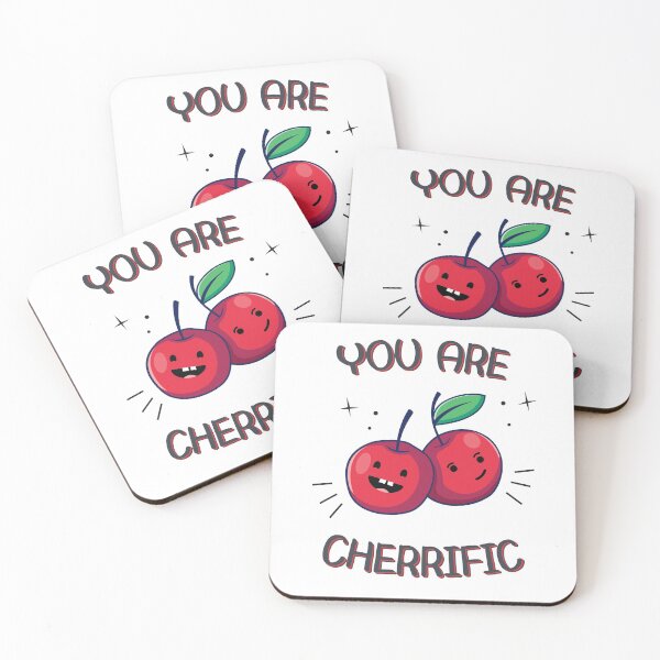 Item preview, You Are Cherrific Food Pun designed and sold by KrisSidDesigns.