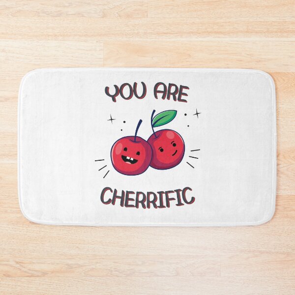 Item preview, You Are Cherrific Food Pun designed and sold by KrisSidDesigns.