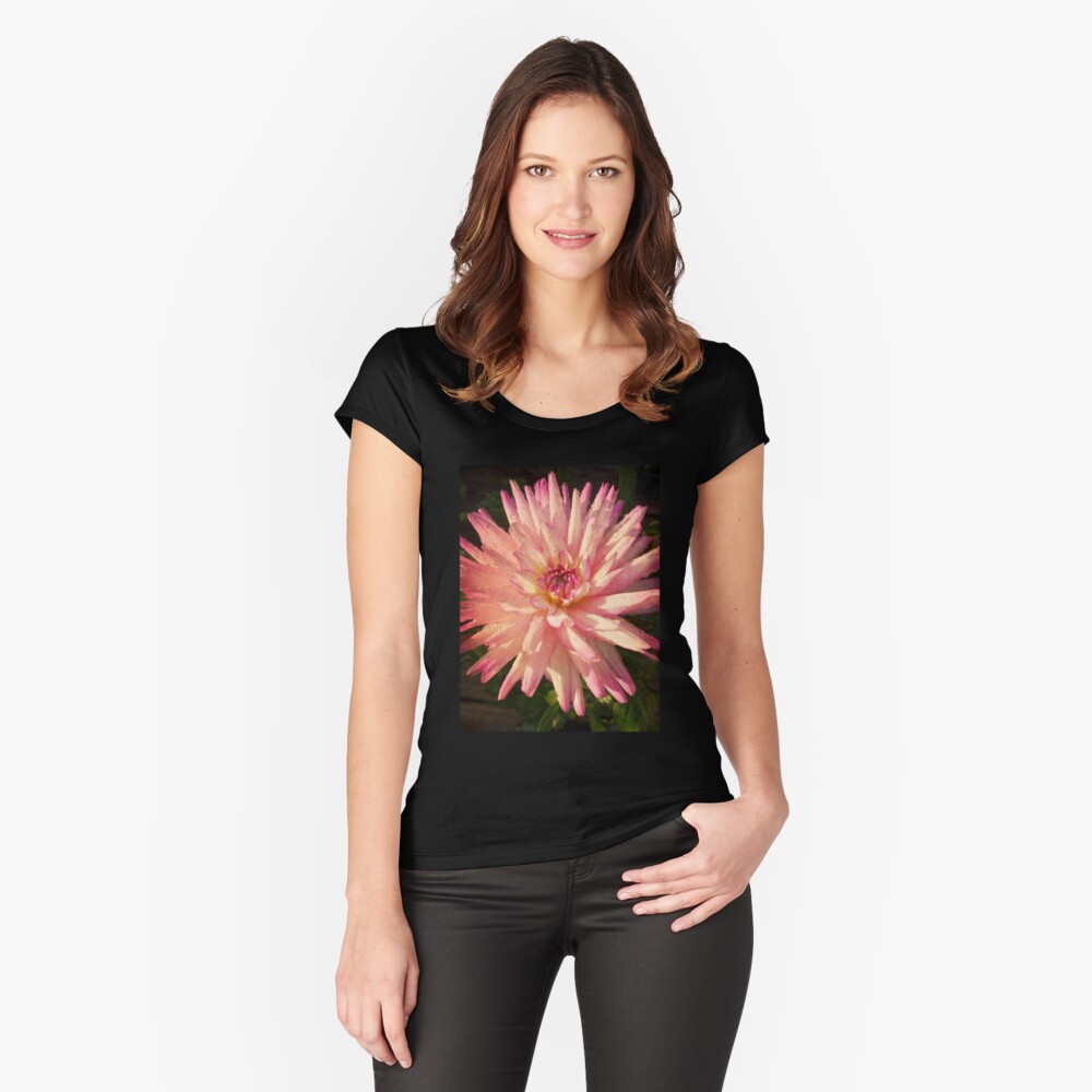 Item preview, Fitted Scoop T-Shirt designed and sold by OneDayArt.