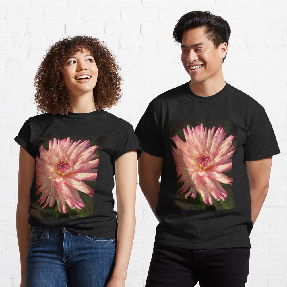 Gift for Gardener - Dazzling Pink Dahlia Classic T-Shirt