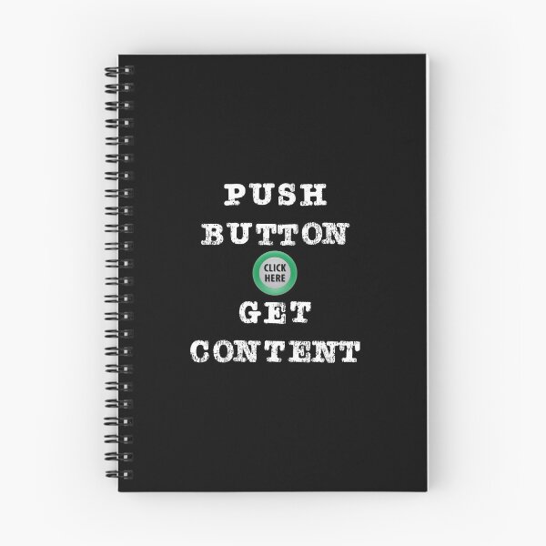 Item preview, Content Creator Quotes: Push Button Get Content designed and sold by GraffitiSoup.