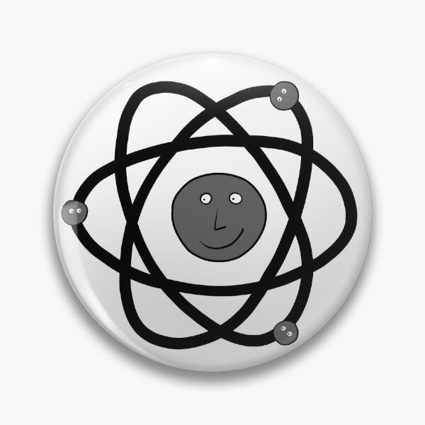 Item preview, Cute Atom in Black designed and sold by fogoosherie.