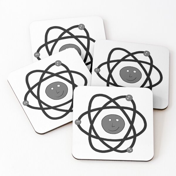 Item preview, Cute Atom in Black designed and sold by fogoosherie.