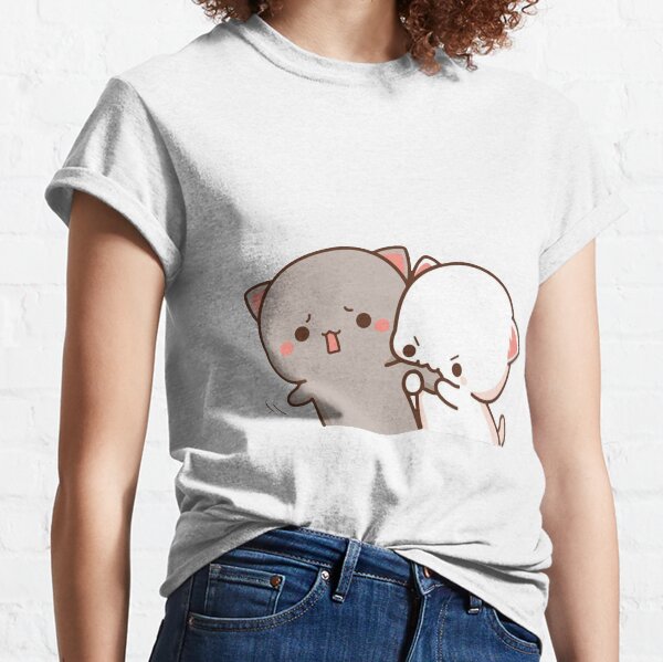 cute mochi peach cat Classic T-Shirt