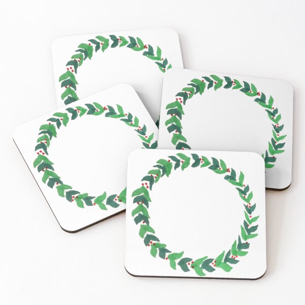 Item preview, Holly Wreath designed and sold by Katherine Swartzbeck.