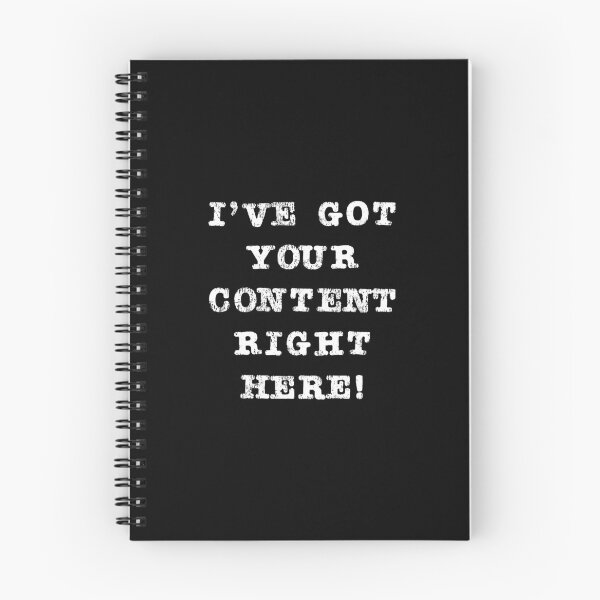 Item preview, Content Creator Quotes: I've Got Your Content Right Here designed and sold by GraffitiSoup.