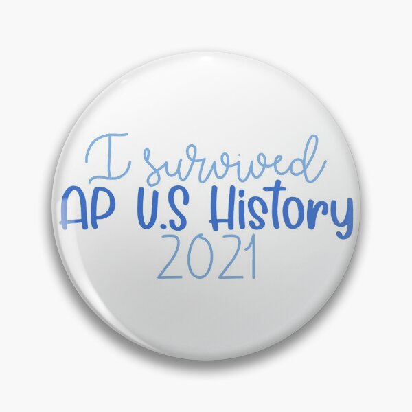 Item preview, I Survived AP U.S. History 2021 Blue designed and sold by Hannah Grace Designs.