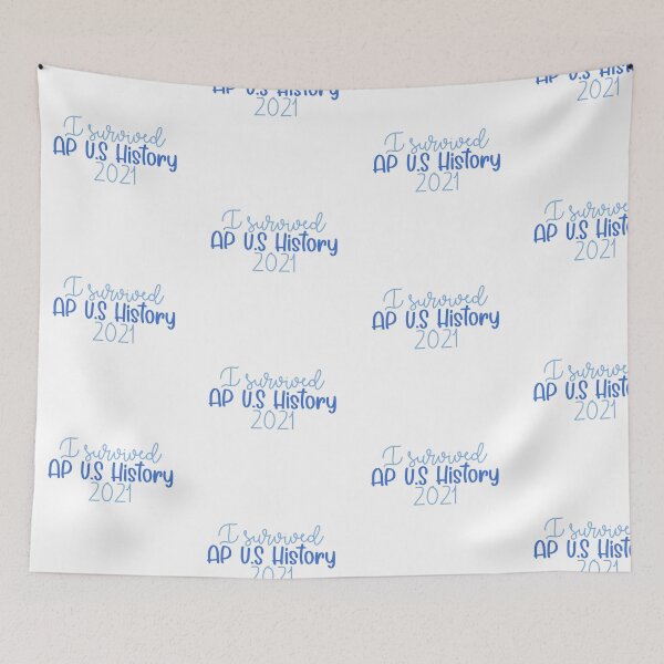 Item preview, I Survived AP U.S. History 2021 Blue designed and sold by Hannah Grace Designs.
