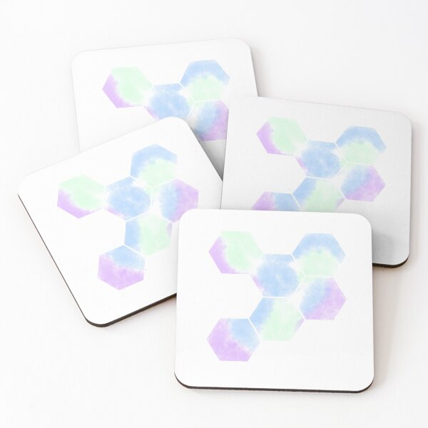 Item preview, Honeycomb - Purple/Green/Blue designed and sold by TheeForestFox Shop.