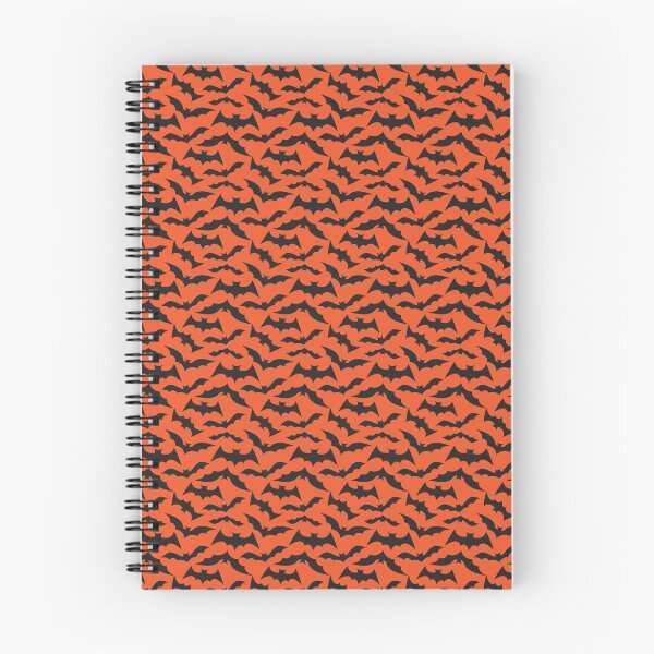 Item preview, Fun Spooky Bat Pattern Halloween Goth Style Black and Orange designed and sold by Too Sweet.