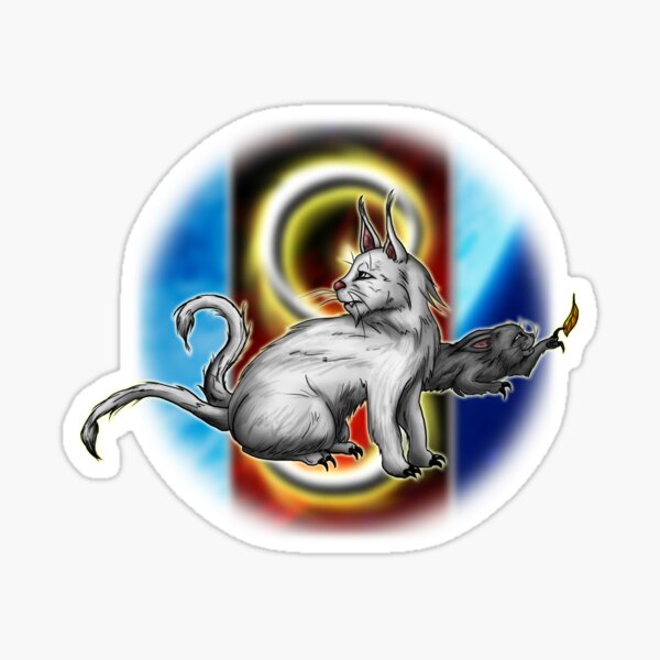 Legend and Raindrop Sticker