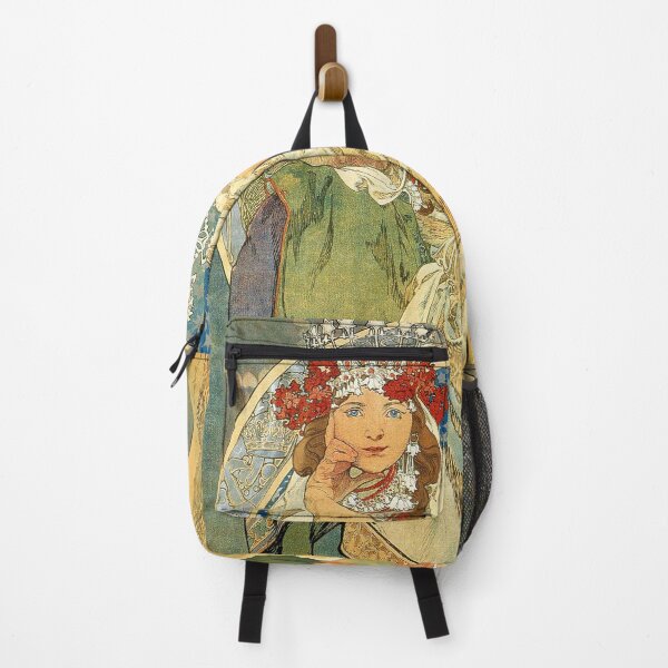 Item preview, Alphonse Mucha Princess Hyacinth 1911 Painting designed and sold by JDesigningMO.