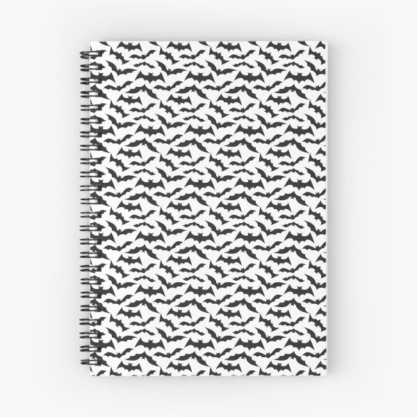 Item preview, Fun Spooky Bat Pattern Halloween Goth Style Black and White designed and sold by Too Sweet.