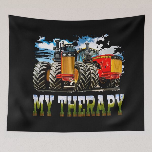 Item preview, Versatile Tractor My Therapy (BLACK), Farm Life for happy wife , big boy never old  designed and sold by Shirt-u.