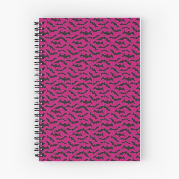 Item preview, Fun Spooky Bat Pattern Halloween Goth Style Black and Pink designed and sold by Too Sweet.