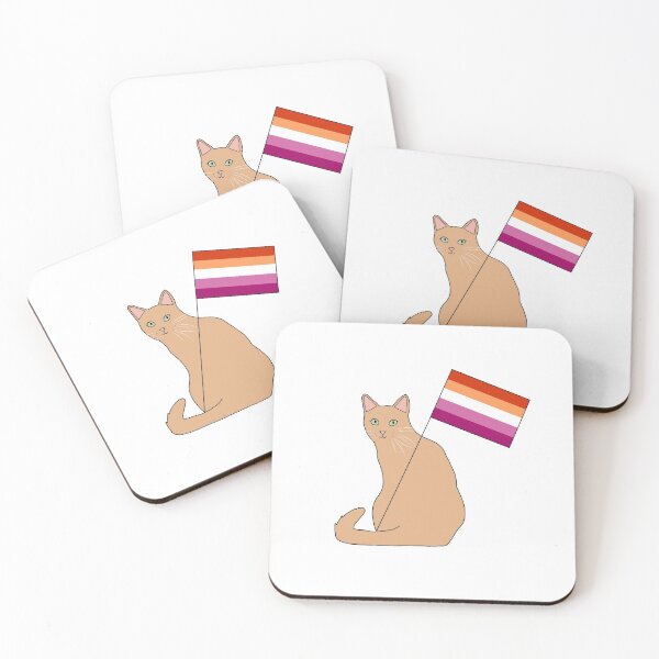Item preview, lesbian pride cat designed and sold by catgirlcarlee.