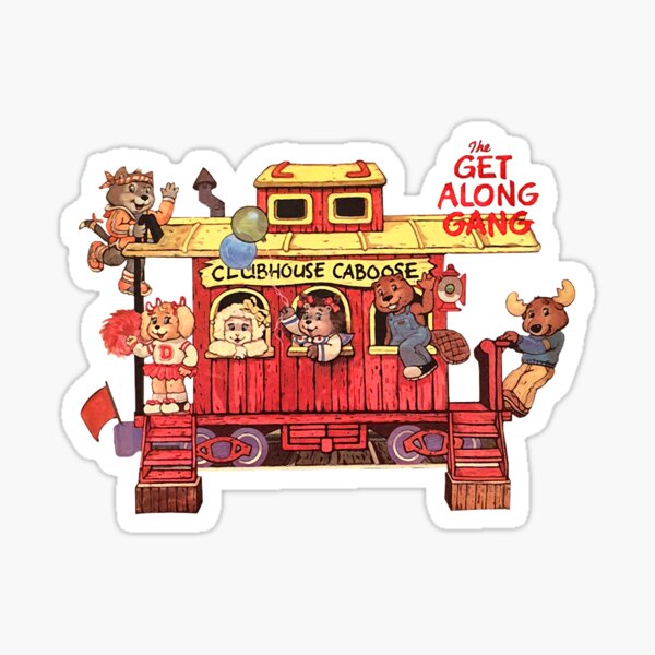 Item preview, Get Along Gang Retro 80s Throwback Tribute designed and sold by 90snerd.