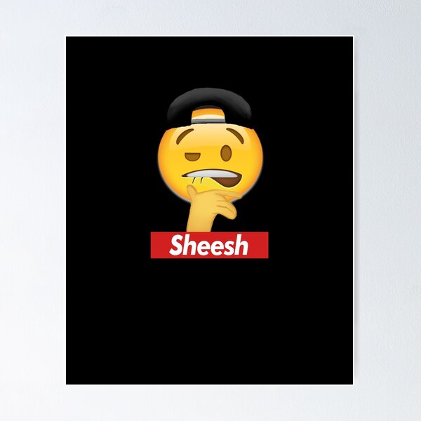 Sheesh Emoji Poster – Realistic Emojis