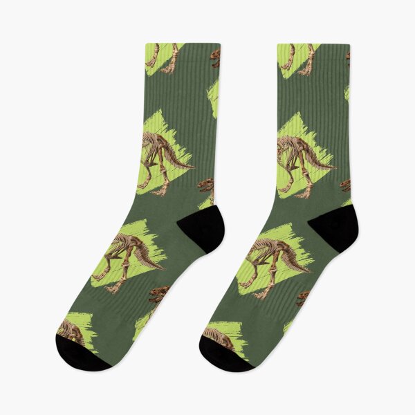 Item preview, T-Rex Skeleton Colorful Illustration Design designed and sold by EarthArtDesigns.