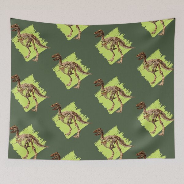 Item preview, T-Rex Skeleton Colorful Illustration Design designed and sold by EarthArtDesigns.