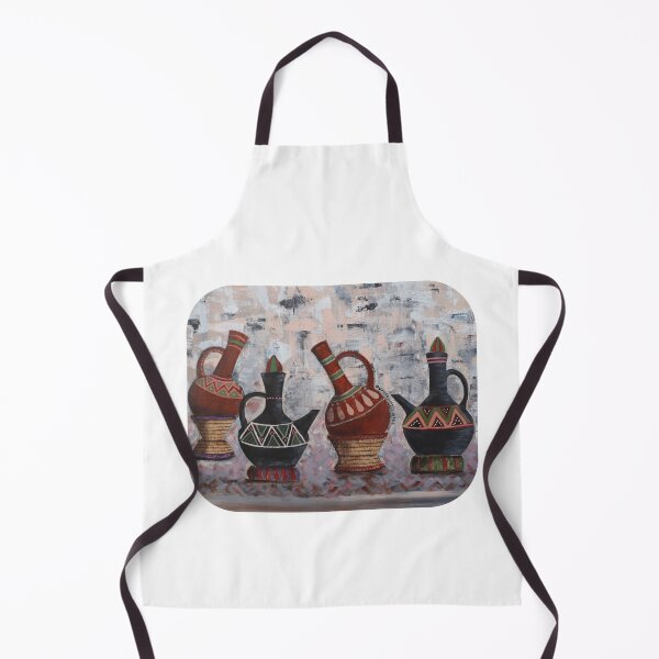 Item preview, Habesha Traditional Coffee Pots - Four Jabenas - East African Coffee Painting designed and sold by Manars-art.