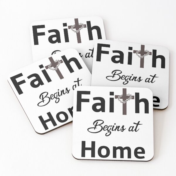 Item preview, Christian Faith Begins at Home - Christianity designed and sold by ShowMePrints.