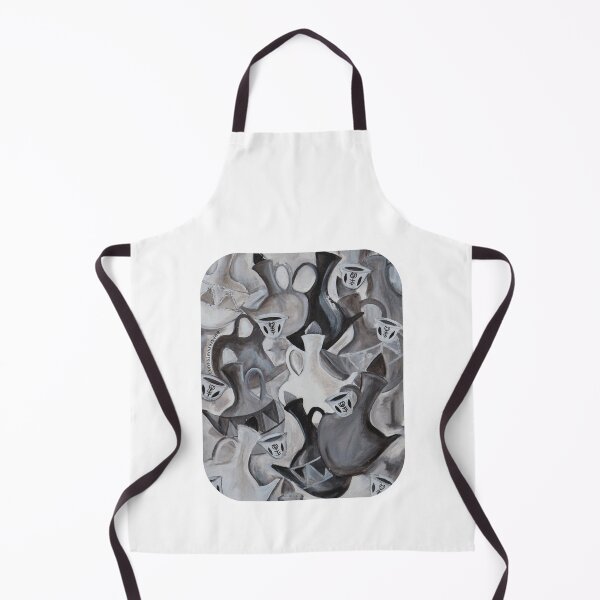 Item preview, Habesha Clay Coffee Pots - Gray Scale Jabenas - East African Coffee Painting designed and sold by Manars-art.