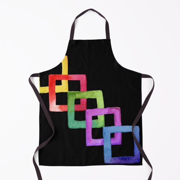 Item preview, Colorful rainbow square pattern designed and sold by Creative-draw.