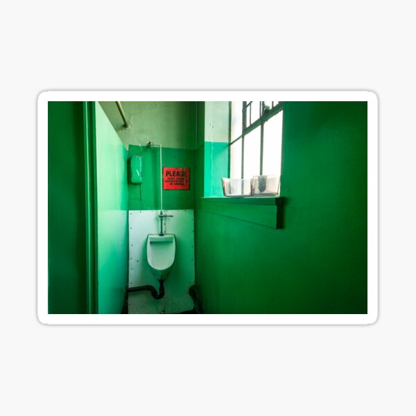 The Green Urinal, Landscape Sticker
