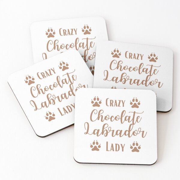 Item preview, Crazy Chocolate Labrador Lady designed and sold by Presto Prints Design.