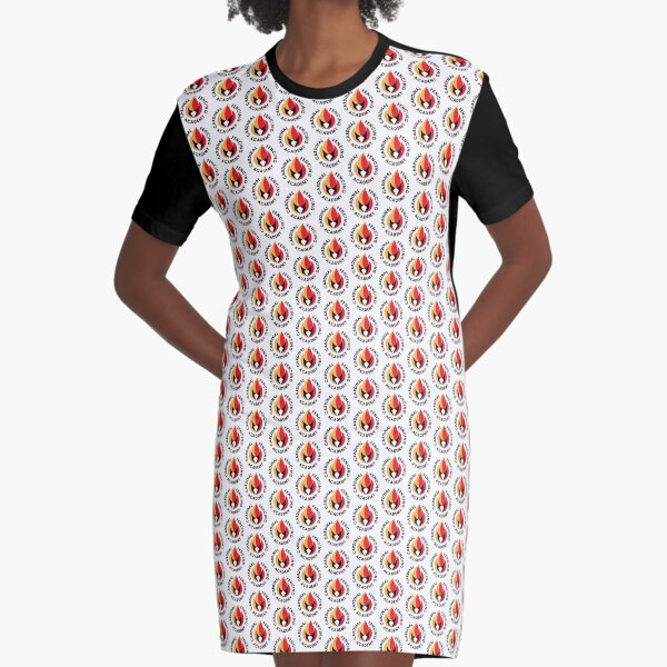 CFA Repeating Logo Clothing Graphic T-Shirt Dress