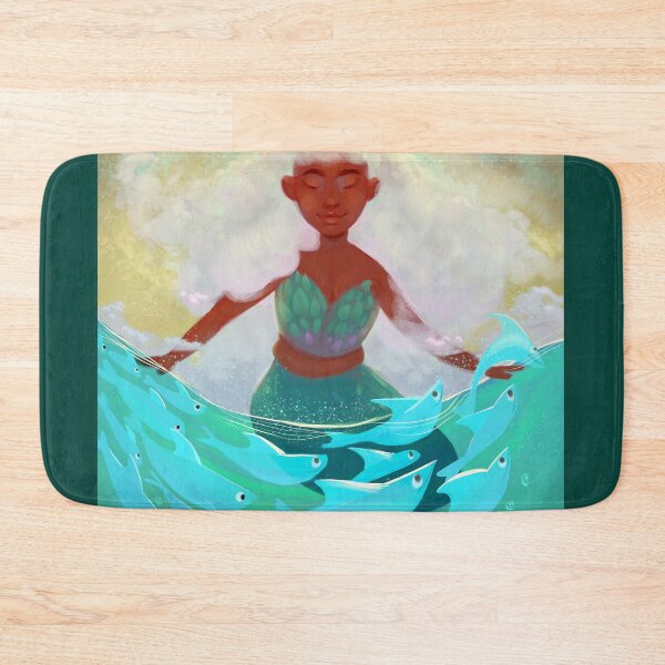 Item preview, Mother Earth Yemaya Inspired Mermaid  designed and sold by Patricia Grannum.