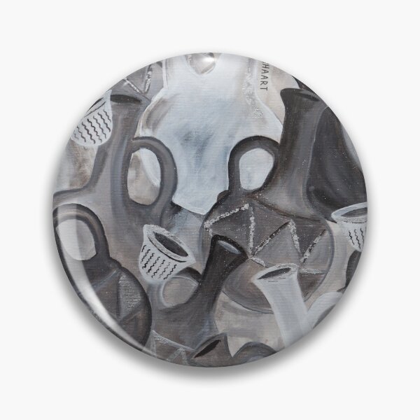 Item preview, Habesha Coffee Pots Gray Scale Jabenas 2 Traditional East African Coffee Painting designed and sold by Manars-art.