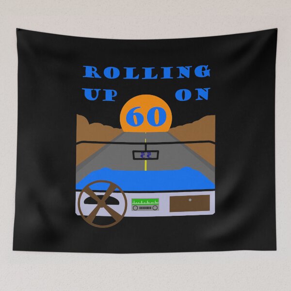 Item preview, Rolling Up On 60 funny getting older design designed and sold by mrtraz.