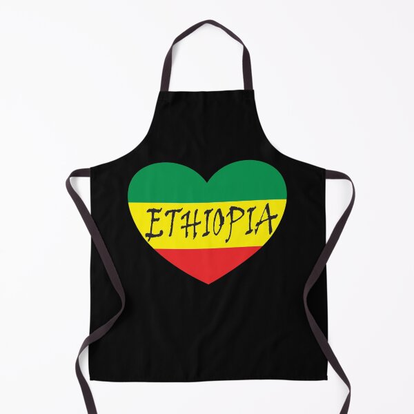 Item preview, Ethiopian Heart Flag, Love Ethiopia designed and sold by Mesti.