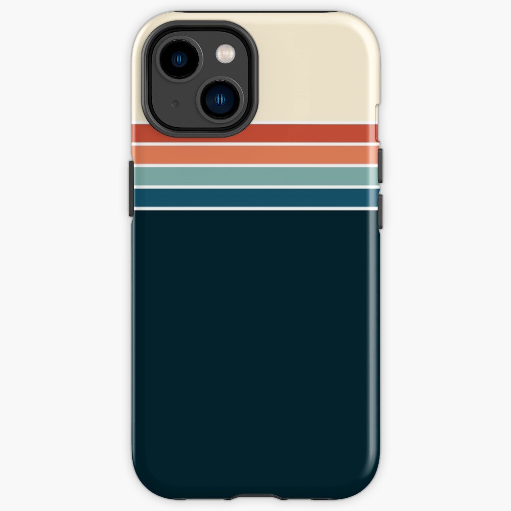 70s Vintage Retro Stripes iPhone Case