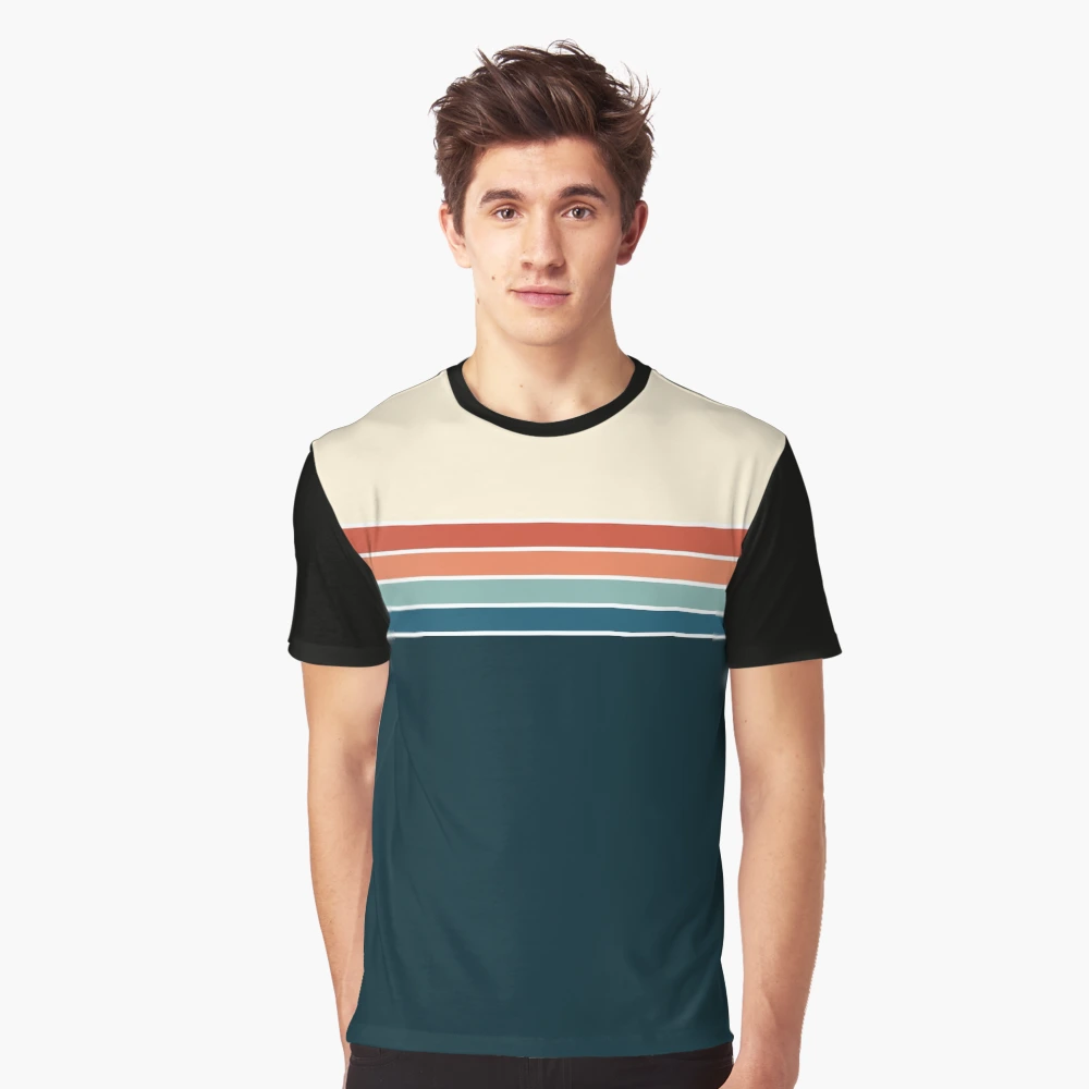 Adidas Men's Original Retro 70s Style Short Sleeve 3 Stripe