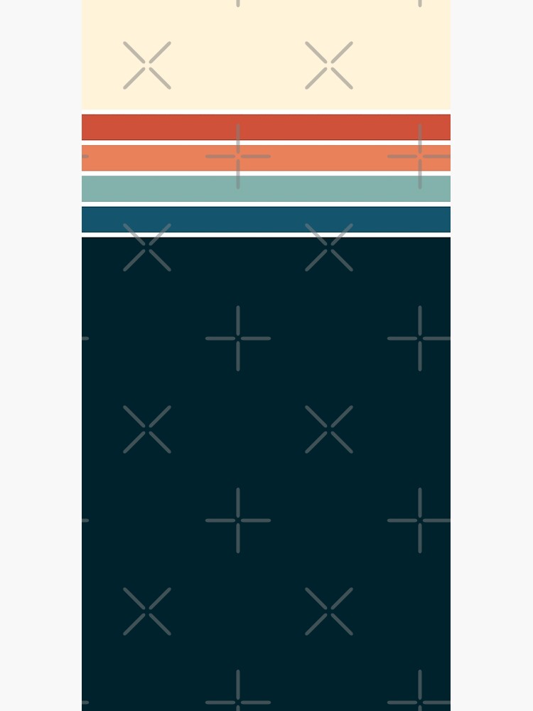 70s Vintage Retro Stripes by ind3finite