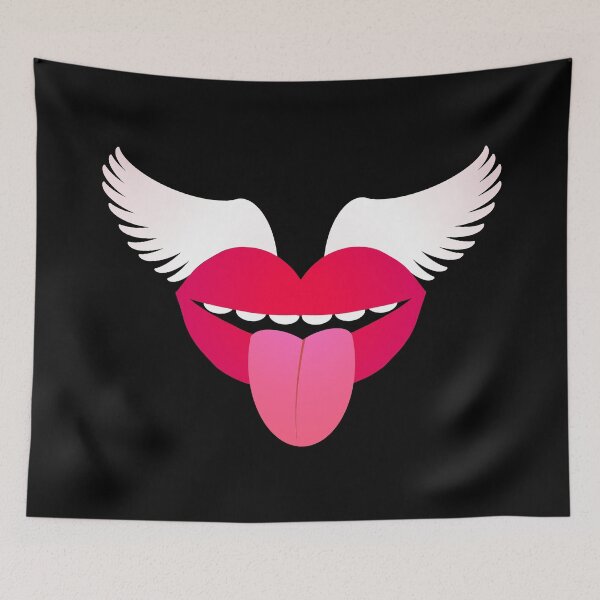 Item preview, Kissy Red Lips designed and sold by RawSunArt.